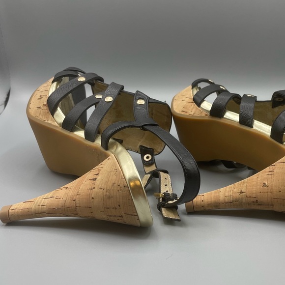 Michael Kors Strappy Heels with Crystals - Size 8 - Picture 6 of 7